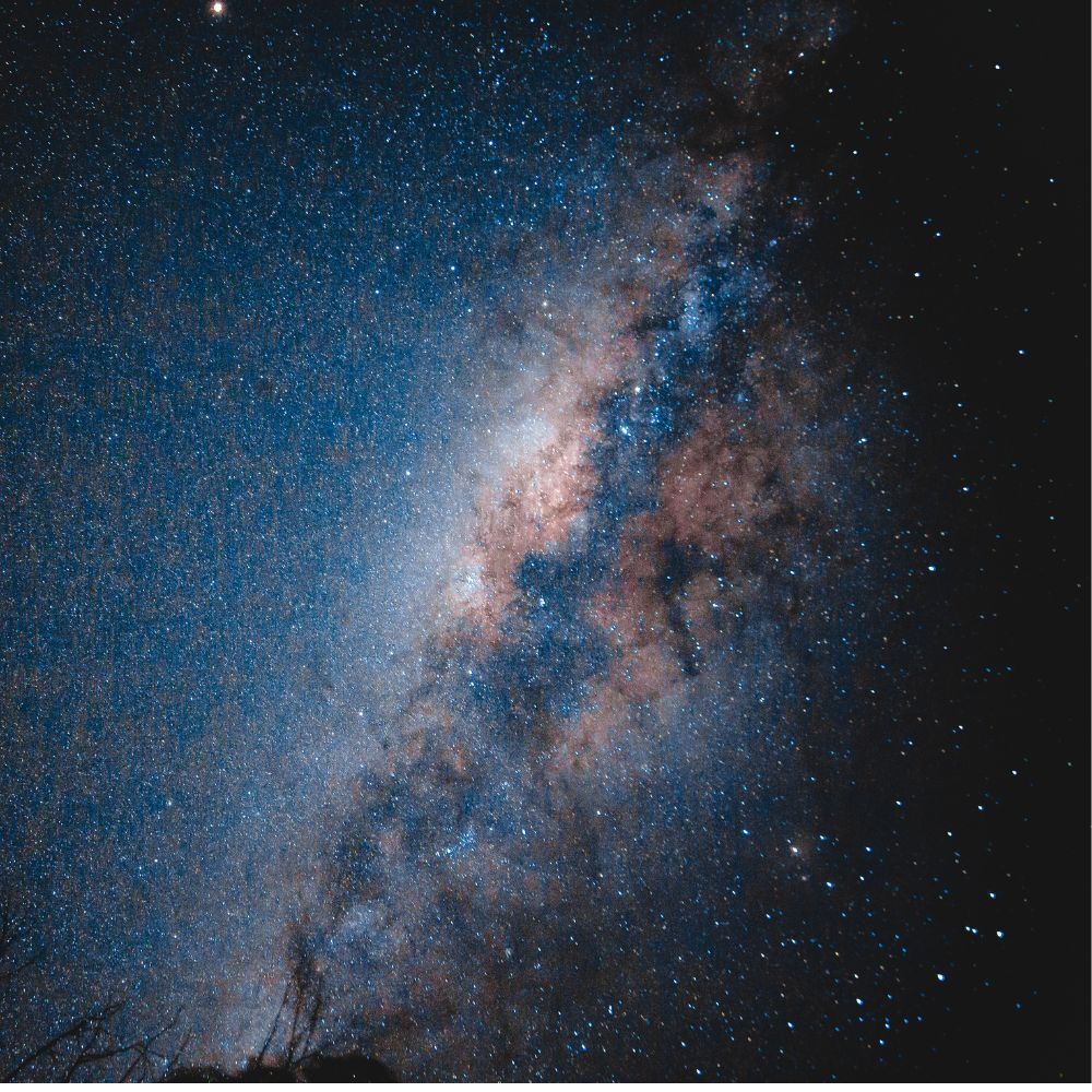 Galaxy-themed visual representing a digital marketing toolkit for artists who want stable income