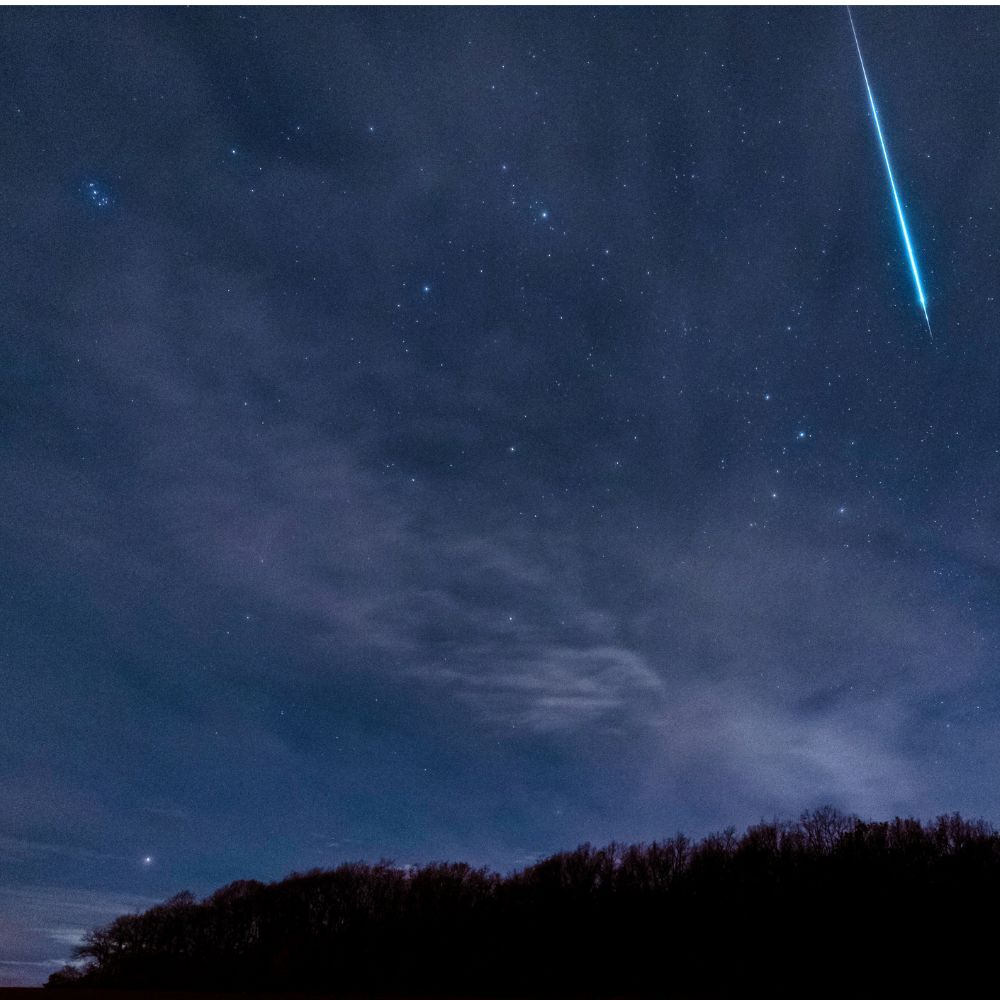 Galaxy visual representing a global culture lounge community for art, music and tech