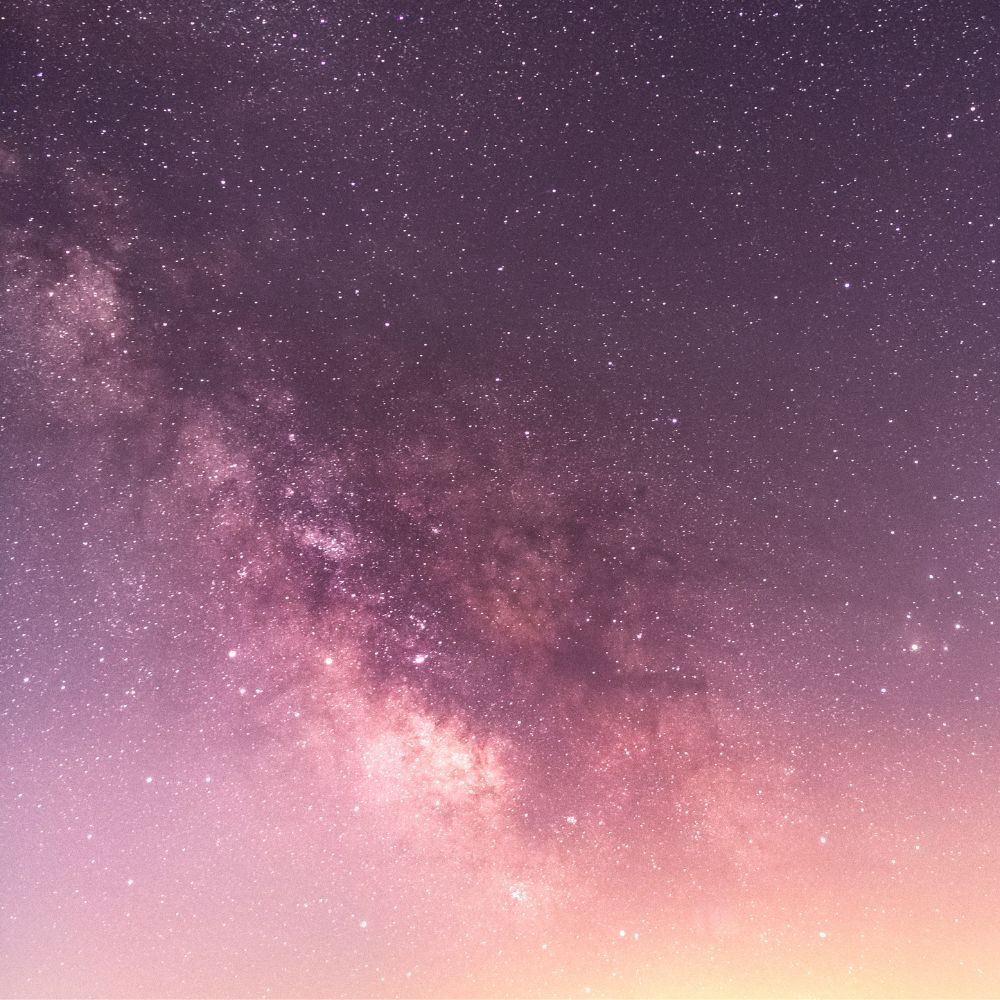 Starry sky background symbolizing guided, in-person art and culture experiences in Tokyo